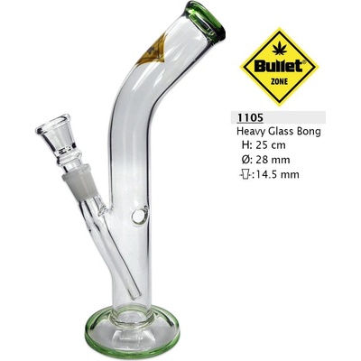 KRCZ Skleněný bong Cannabis 30 cm – Zboží Mobilmania