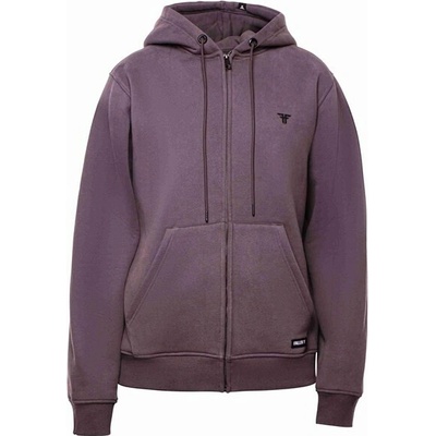FALLEN mikina Trademark Logo Zip Hoodie Dark Heather Gray/Black