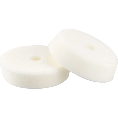 Velcro hladký finálny voskovací kotúč na suchý zips, Biely, 80/90x25mm