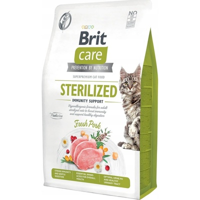 Brit bez obilnín bravčové pre sterilizované mačky 7 kg