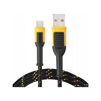 Dewalt USB Cable Dewalt USB-A - USB-C 1.2 m Black (DXMA131-1361-DWG)