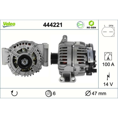 Alternátor VALEO 444221