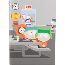 CurePink Poznámkový A5 blok South Park Chool Food 14 8 x 21 cm SP714644