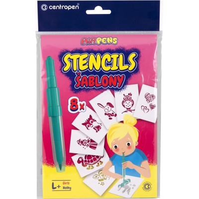 Centropen Šablony k foukacím fixům SET B+ pohádky – Zboží Dáma