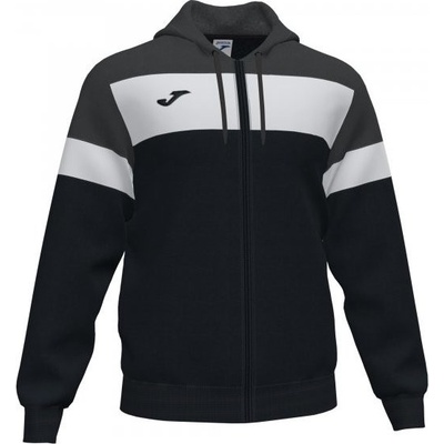Joma mikina Crew IV hoodie jacket black-ANTHRACITE