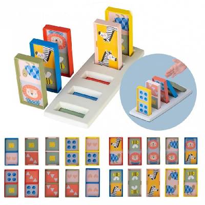 Образователна игра, Taf Toys, Моето първо Домино, Рали (TT12865)