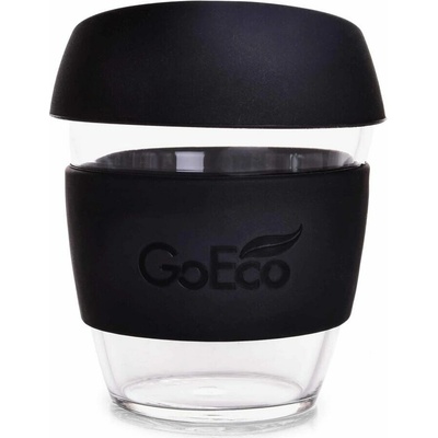 300 ml skleněný hrnek KELIMERO® GoEco® , černý