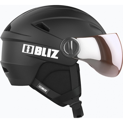 Bliz Ски каска Bliz Strike Visor matte black/ orange silver mirror
