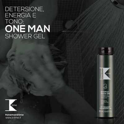 KTime One Man – pánský šampon a sprchový gel v jednom 250 ml