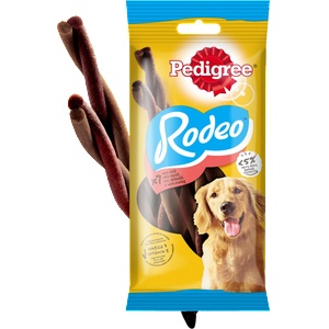 PEDIGREE PEDIGREE® Rodeo 123g - лакомство за възрастни кучета, с говеждо месо
