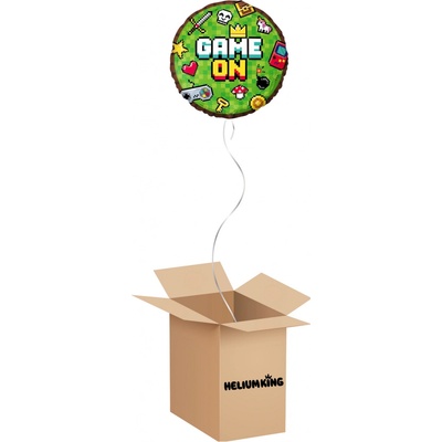 HeliumKing Balónový box Minecraft 45 cm