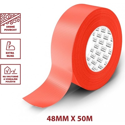 Rebbon Extra Strong Fasádna maskovacia páska 50 m x 48 mm oranžová