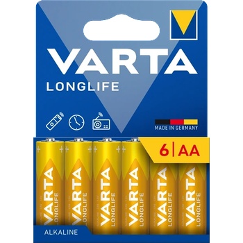 VARTA 4106101736 Longlife AA батерии 6бр/блистер (4106101736)