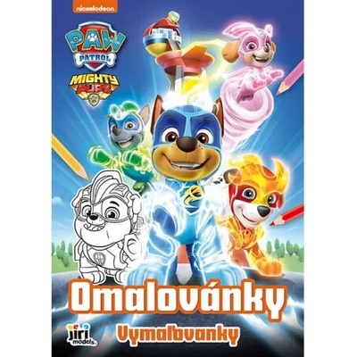 Omaľovánky A4 Labková Patrola: Mighty Pups