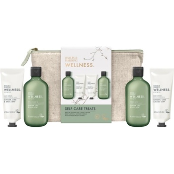 Baylis & Harding Wellness. Energise подаръчен комплект за тяло Ginger, Lime & Basil Leaf