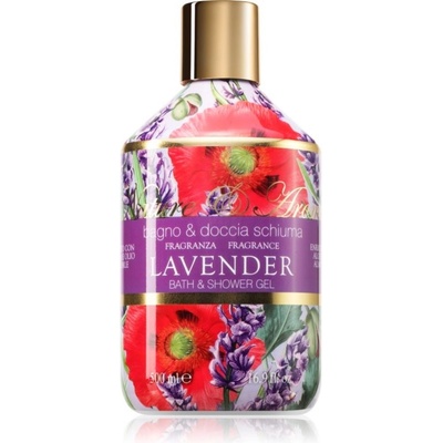 Rudy Le Maioliche Lavender sprchový a koupelový gel 500 ml