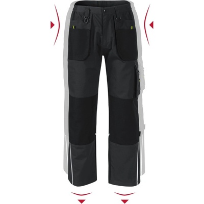 Rimeck pracovné nohavice pánske Ranger ebony gray
