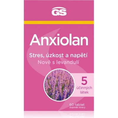GS Anxiolan tablety na úľavu od stresu a emočný komfort 60 tabliet