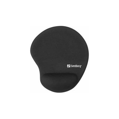 Sandberg Gel Mousepad Wrist Rest BULK Gel Mousepad Wrist Rest BULK, Black, Monotone, Wrist rest, Non-slip base