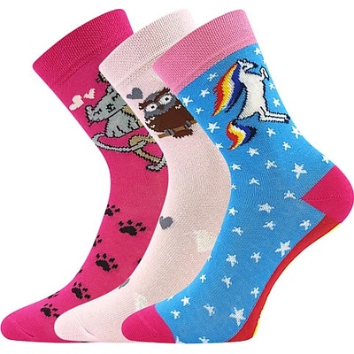 Boma 057 21 43 XII detské ponožky mix KOČKY