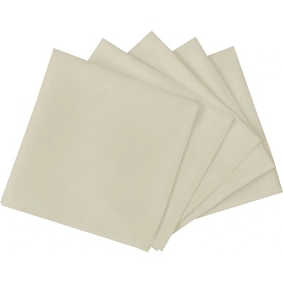 VidaXL Jídelní ubrousky 25ks krémové 50x50cm
