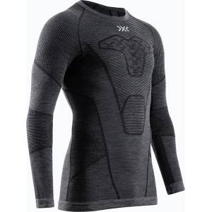 X-Bionic Мъжка термоактивна блуза X-Bionic Symbio Merino Shirt rhino grey