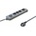 Qoltec Anti-surge bar QOLTEC 1.5M 4-SOCKETS GREY/Modern