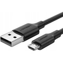 Ugreen US289 USB na micro USB 2,4 A 480 Mb/s, 1,5M, černý
