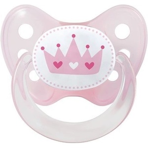 Dentistar Силиконова залъгалка с халка Dentistar - Коронка, размер 2 (22291) - baby