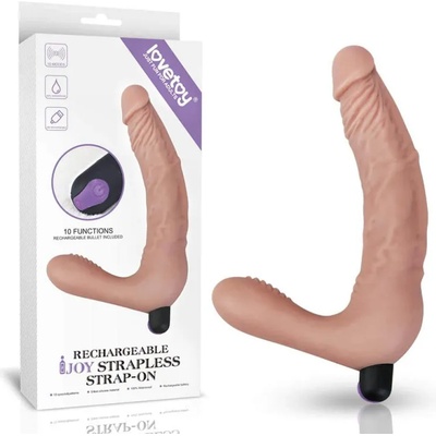 Lovetoy Rechargeable IJOY Strapless Strap-on LV430200 Flesh