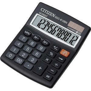Citizen Калкулатор Citizen SDC 812N Настолен, 12-разряден Калкулатори