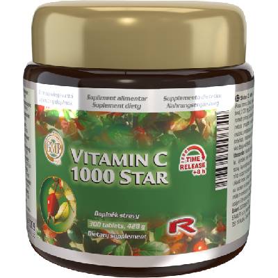 Starlife Vitamin C 1000 Star, 300 tbl Doplněk stravy