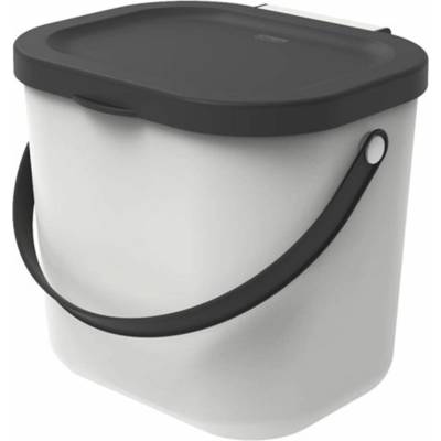 Albula Malý odpadkový kôš na bioodpad, 6 l, antracit