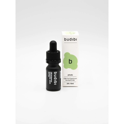 Budibi Full Spectrum CBD olej 20 % 2000 mg 10 ml jahoda