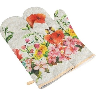 Bellatex Grilovacia rukavica Letné kvety 22 x 46 cm