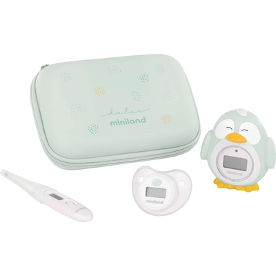 Miniland Комплект термометри с несесер Miniland - Mint (89511)