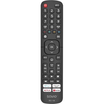 SAVIO RC-14 Universal remote control/replacement for HISENSE, SMART TV (RC-14)