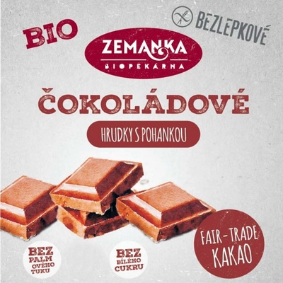 BIO ZEMANKA Hrudky pohánkové s čokoládou bezgluténové 100 g