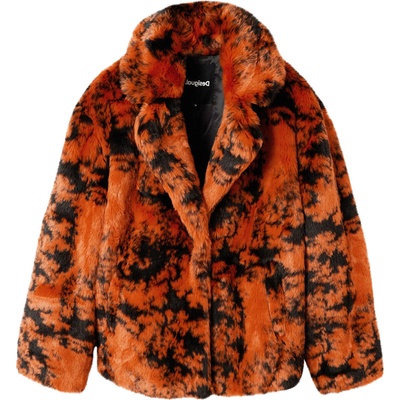 Desigual Зимно палто оранжево, размер M
