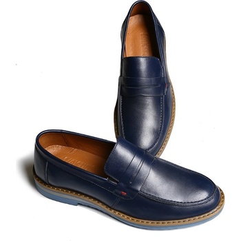 Base Мъжки кожени обувки - Тъмносини 20210834564 (320911_Тъмносин)