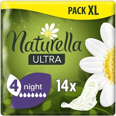 Naturella Ultra Night Veľkosť 4 Vložky S Krídelkami 14 ks