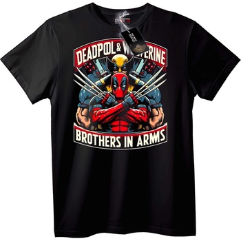 NOONEBRAND Тениска Deadpool & Wolverine: Братя по оръжие - 6XL, White