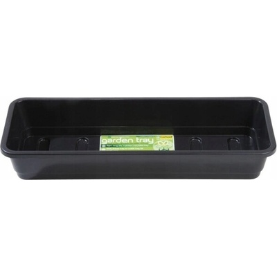 Garland Kvetináč plast čierny 37 x 13,5 x 6 cm