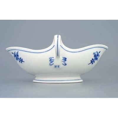 Český porcelán Dubí Omáčník oválný bez podstavce 0,55 l cibulák