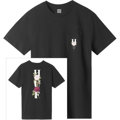 HUF CENTRAL PARK POCKET TEE black