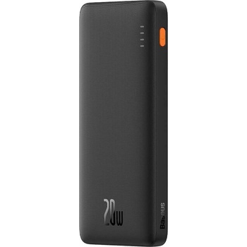 Baseus Airpow Fast Charging Power Bank 20W 10000 mAh - външна батерия с 1xUSB-A и 1xUSB-C изходи с технология за бързо зареждане (черен)