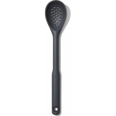 Pěnovačka / naběračka děrovaná GOOD GRIPS 33 cm, šedá, silikon, OXO