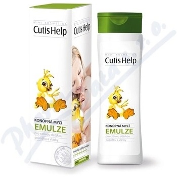 CutisHelp konopná mycí emulze dětská 200 ml