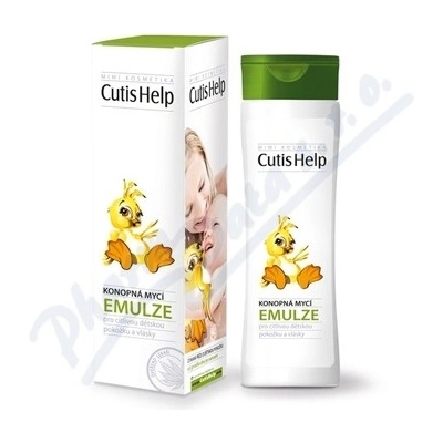 CutisHelp konopná mycí emulze dětská 200 ml