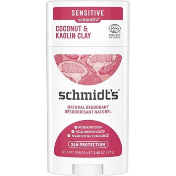 Schmidt's Coconut & Kaolin Clay deostick 24h 58 ml